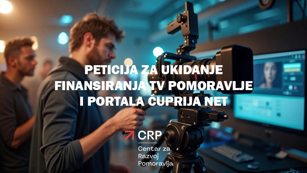 INICIJATIVA ZA UKIDANJE FINANSIRANJA TV POMORAVLJA I PORTALA ĆUPRIJA NET IZ BUDŽETA OPŠTINE ĆUPRIJA